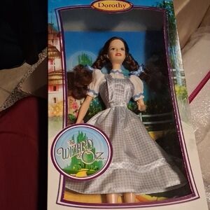 Barbie Wizard of Oz Doll in Blue and White Dress